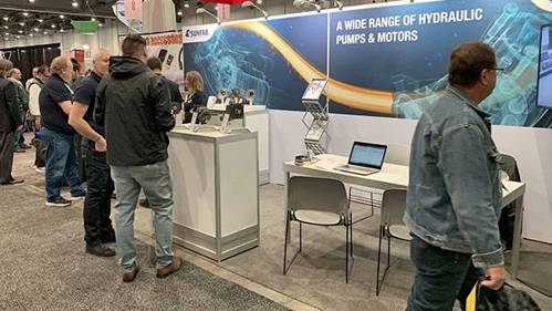 Sunfab booth at World Of Concrete 2019