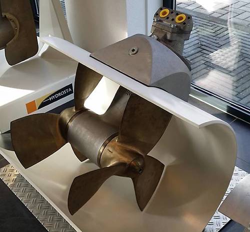 A Hydrosta bow thruster, powered by a Sunfab motor